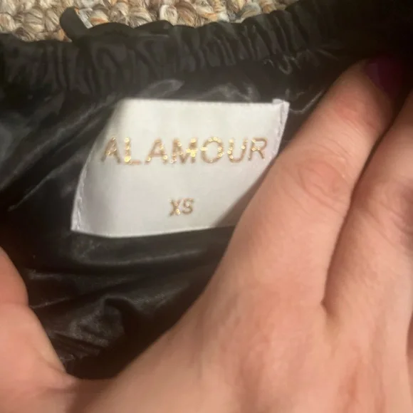 Alamour the Label Satin Pleated Bandeau Crop Top with Ties Size XS - Picture 6 of 8